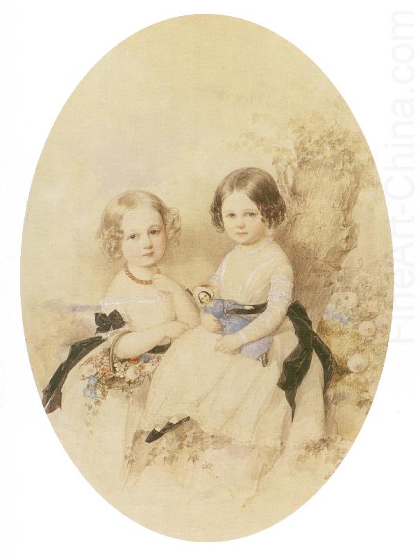 Portrait of Mariana and Vera Ivanovna Beck, Vladimir Lukich Borovikovsky